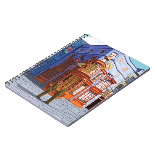 Fred en George bij Weasley's Wizard Wheezes Notitieboek (Linkerzijde)