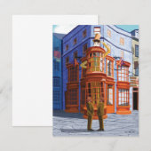 Fred en George bij Weasley's Wizard Wheezes Notitiekaartje (Voorkant / Achterkant)