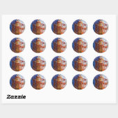 Fred en George bij Weasley's Wizard Wheezes Ronde Sticker (Vel)