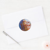 Fred en George bij Weasley's Wizard Wheezes Ronde Sticker (Envelop)