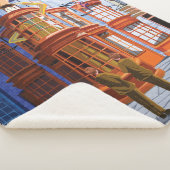 Fred en George bij Weasley's Wizard Wheezes Sherpa Deken (3/4)