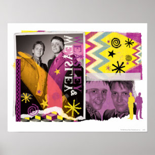Fred en George Weasley Poster