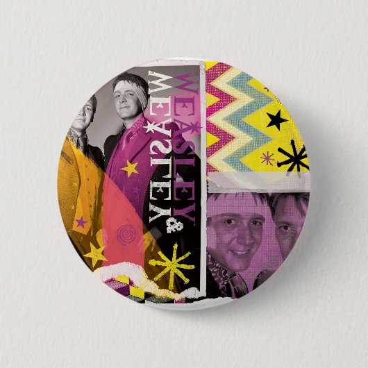 Fred en George Weasley Ronde Button 5,7 Cm (Voorkant)