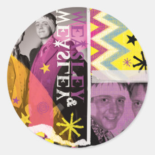Fred en George Wemel Ronde Sticker