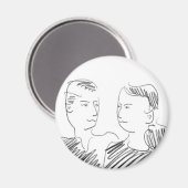 Fred en Sonja Magneet (Voorkant / Achterkant)