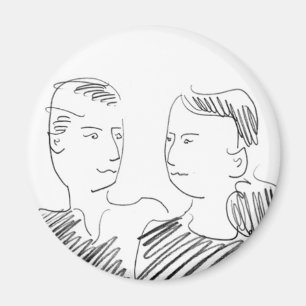 Fred en Sonja Magneet