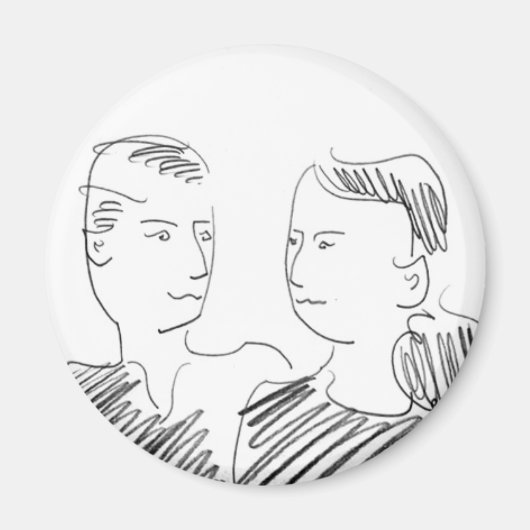 Fred en Sonja Magneet (Voorkant)