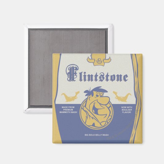 Fred Flintston Big Bold Wash Magneet (Voorkant / Achterkant)