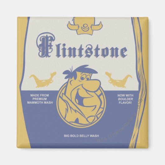 Fred Flintston Big Bold Wash Magneet (Voorkant)