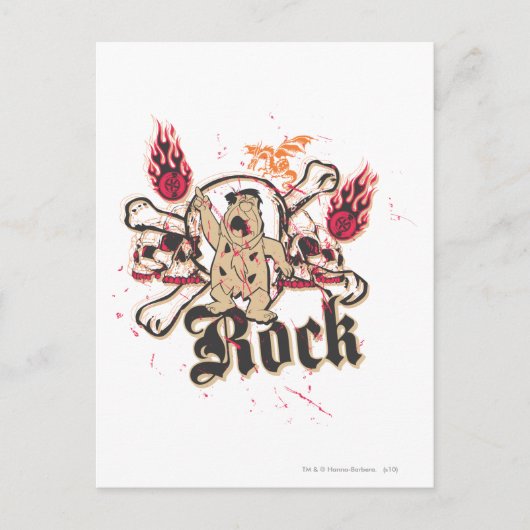 Fred Flintstone Briefkaart (Voorkant)