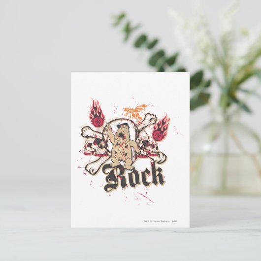 Fred Flintstone Briefkaart (Staand voorkant)