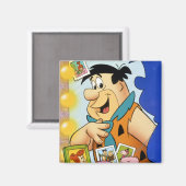 Fred Flintstone Kijk in Mirror Magneet (Voorkant / Achterkant)