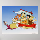Fred Flintstone Wilma Barney and Betty PEBBLES™ Poster (Voorkant)