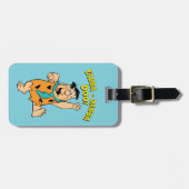 Fred Flintstone Yabba-Dabba Doo! Bagagelabel (Voorkant horizontaal)