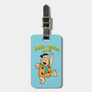 Fred Flintstone Yabba-Dabba Doo! Bagagelabel