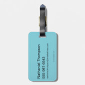 Fred Flintstone Yabba-Dabba Doo! Bagagelabel (Achterkant verticaal)