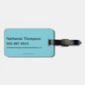 Fred Flintstone Yabba-Dabba Doo! Bagagelabel (Achterkant horizontaal)