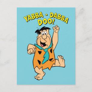 Fred Flintstone Yabba-Dabba Doo! Briefkaart