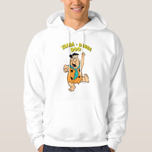 Fred Flintstone Yabba-Dabba Doo! Hoodie (Voorkant)
