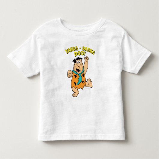 Fred Flintstone Yabba-Dabba Doo! Kinder Shirts (Voorkant)