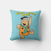Fred Flintstone Yabba-Dabba Doo! Kussen (Voorkant)