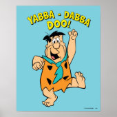 Fred Flintstone Yabba-Dabba Doo! Poster (Voorkant)