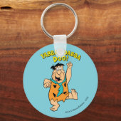 Fred Flintstone Yabba-Dabba Doo! Sleutelhanger (Voorkant)