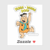 Fred Flintstone Yabba-Dabba Doo! Sticker (Vel)