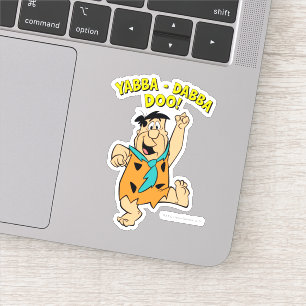 Fred Flintstone Yabba-Dabba Doo! Sticker