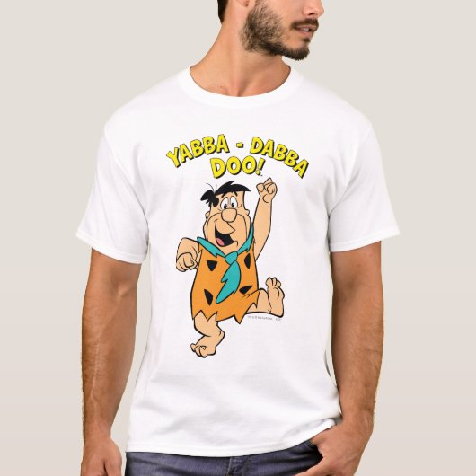 Fred Flintstone Yabba-Dabba Doo! T-shirt (Voorkant)