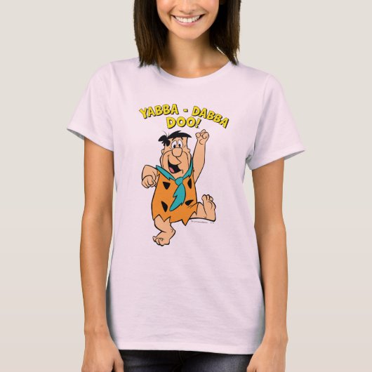 Fred Flintstone Yabba-Dabba Doo! T-shirt (Voorkant)