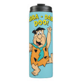 Fred Flintstone Yabba-Dabba Doo! Thermosbeker (Voorkant)