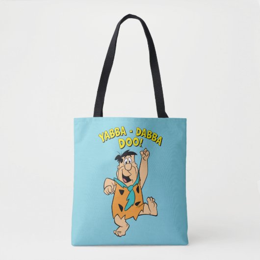 Fred Flintstone Yabba-Dabba Doo! Tote Bag (Voorkant)