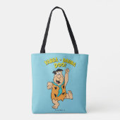 Fred Flintstone Yabba-Dabba Doo! Tote Bag (Achterkant)