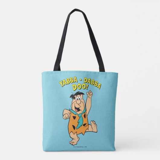 Fred Flintstone Yabba-Dabba Doo! Tote Bag (Achterkant)