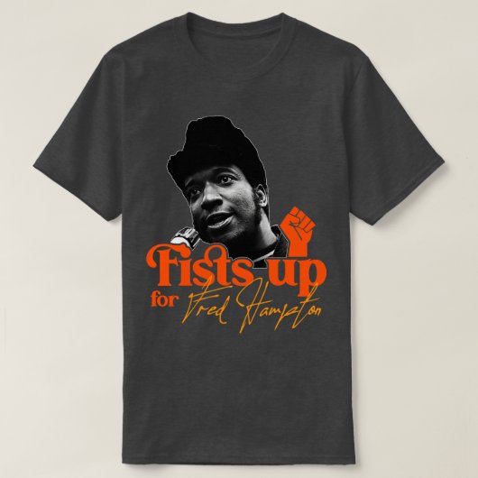 fred hampton doet revolutionair eerbetoon aan blm t-shirt (Design voorkant)