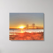 Fred Hartman Bridge Canvas Afdruk (Voorkant)