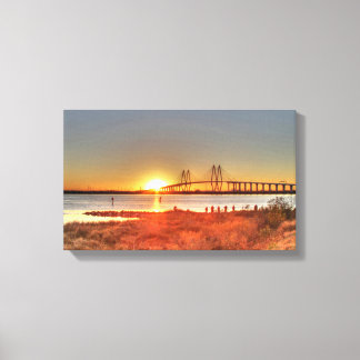 Fred Hartman Bridge Canvas Afdruk
