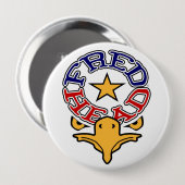 Fred Head Eagle 4-inch Button (enorm) (Voorkant /achterkant)