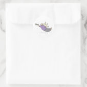 Fred is gewijzigd ronde sticker (Tas)