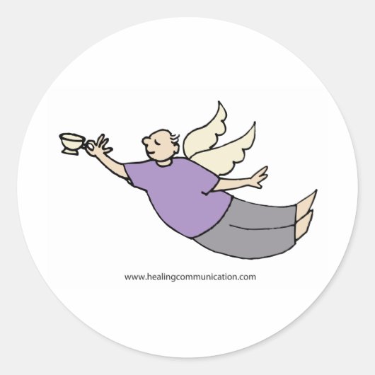Fred is gewijzigd ronde sticker (Voorkant)