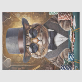 Fred is niet geamuseerd, Cat speelt Kaarten Tissuepapier