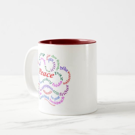 Fred is Peace mok (Voorkant links)