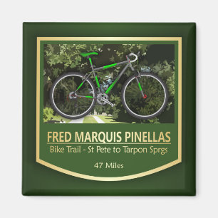 Fred Marquis Pinellas Trail (bike2) Magneet