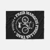 Fred Marquis Pinellas Trail Fietsen Florida Fleece Deken (Voorkant (Horizontaal))