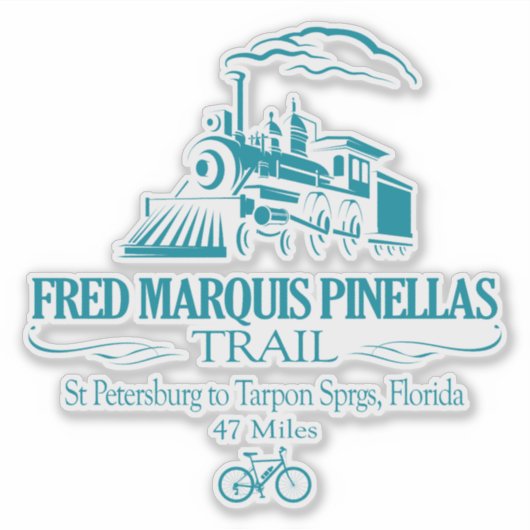 Fred Marquis Pinellas Trail (RT) Sticker (Voorkant)