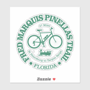 Fred Marquis Pinellas Trail Sticker