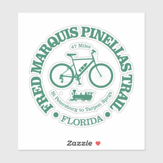 Fred Marquis Pinellas Trail Sticker (Vel)