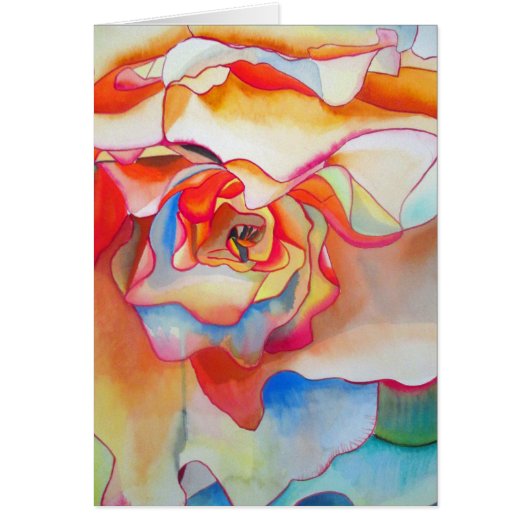 Fred martin begonia waterverf art (Voorkant)