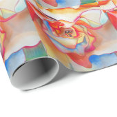 Fred martin begonia waterverf art cadeaupapier (Rol Hoek)